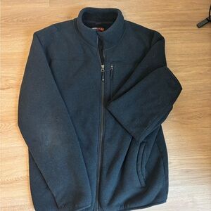 32 Degrees Men's Black Full-Zip Fleece Jacket